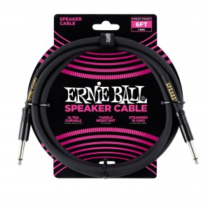 Ernie Ball 6072 Speaker Cable - 6' Straight / Straight